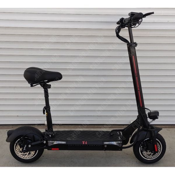 Електросамокат Crosser T4 Air 10" (12,5 Ah) + сидіння Crosser 111 фото